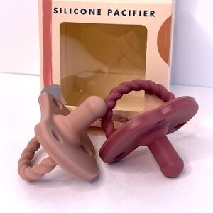 Chewable Charm Silicone Pacifiers (2) - New in Box